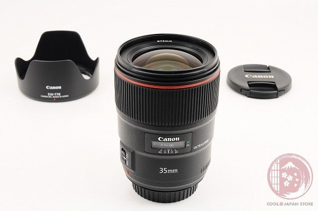 [TOP MINT w/ Hood Caps] Canon EF 35mm f/1.4 L USM II from Japan Lv87