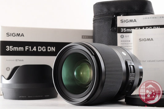 DDU[TOP MINT in Box]SIGMA 35mm F1.4 DG DN Art for SONY Box from Japan Lu54
