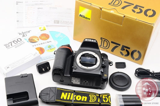 DDU [ 18175 shots MINT in Box] Nikon D750 24.3 MP SLR DSLR FX from Japan Ck00