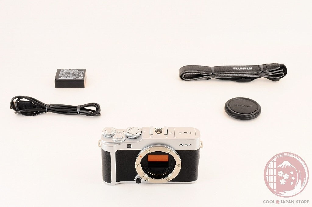[MINT+ w/ Strap Cable] Fujifilm Fujifilm X-A7 silver from Japan Cg26