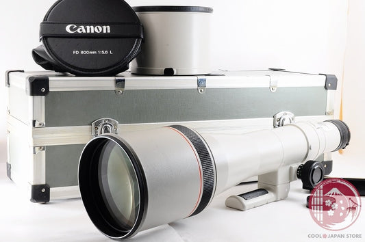 [MINT in Trunk] Canon New FD NFD 800mm f/5.6 L MF ULTRA Telephoto Japan Lw29