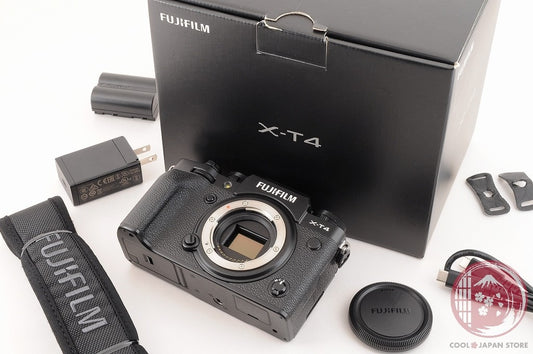 DDU[ 2129 shots MINT in Box ] Fujifilm Fuji X-T4 XT4 Black 26.1MP Cj53