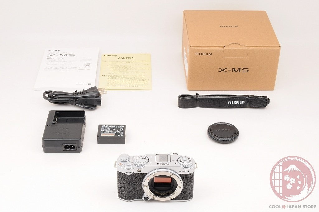 [ 5321 shots TOP MINT In Box ] Fujifilm X-M5 silver from Japan Cm62