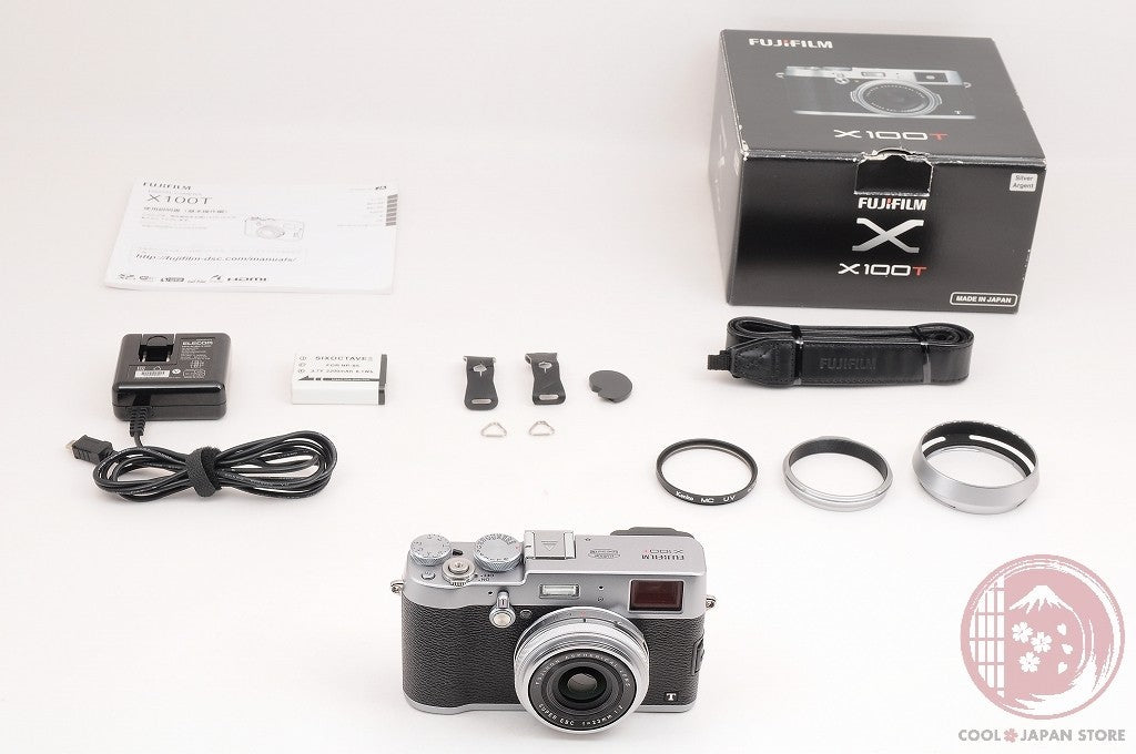 [ 28300 shots MINT in Box ]Fujifilm Fuji X100T X-100T Silver 16.3MP Digital Cm51