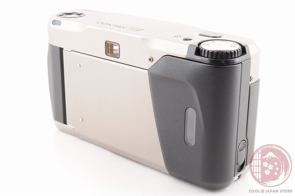 DDU[MINT w/Strap Case] Contax T2 Silver from Japan Cj54