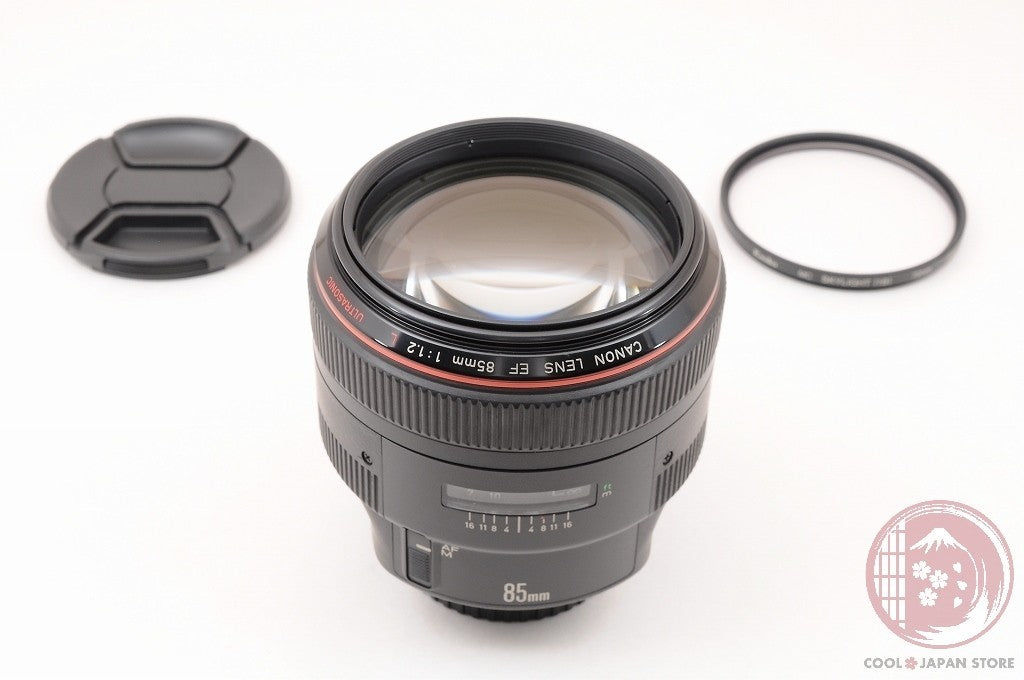 [MINT+ w/ Hood Filter] Canon EF 85mm F/1.2 L f1.2L USM Portrait Lens Japan Lw54