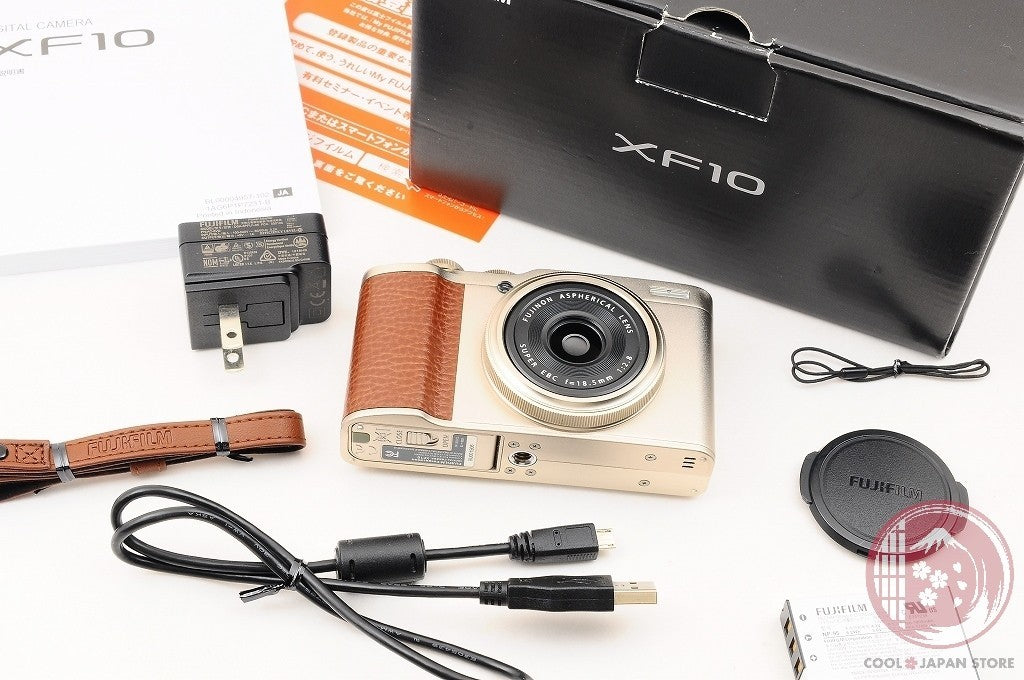 [MINT in Box] Fuji XF10 Champaign Gold 24.2 MP from Japan Cl31