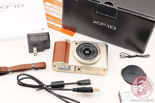 [MINT in Box] Fuji XF10 Champaign Gold 24.2 MP from Japan Cl31