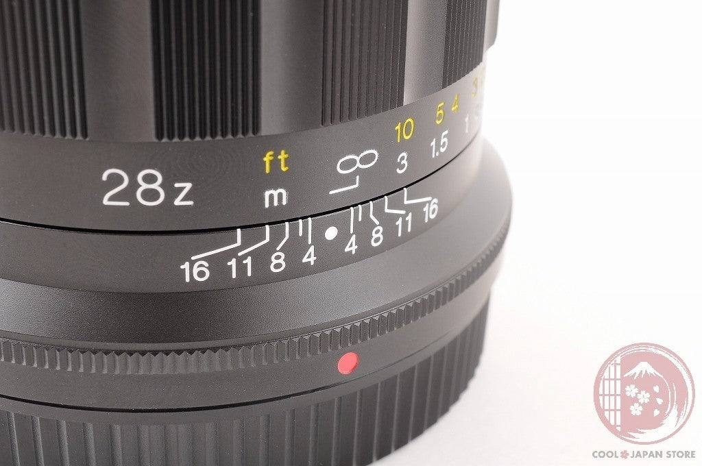 DDU[TOP MINT w/ Hood Caps] Voigtlander NOKTON 28mm f/1.5 NIKON from Japan Ls91