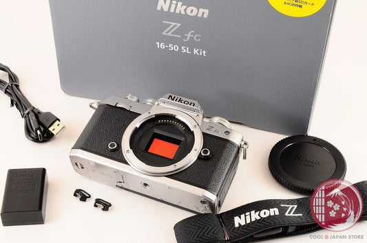 [ 6866 shots MINT in Box ] Nikon Z fc Zfc Silver 20.9MP from Japan Cg51