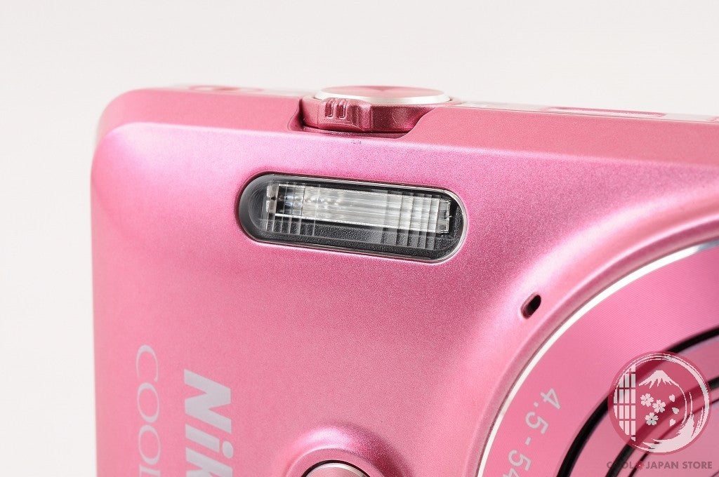 [TOP MINT w/ EH-62G in Box] Nikon Coolpix S6900 Pink from Japan Cm34