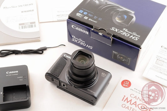 [TOP MINT in Box] Canon PowerShot SX730 HS Black from Japan Cl74