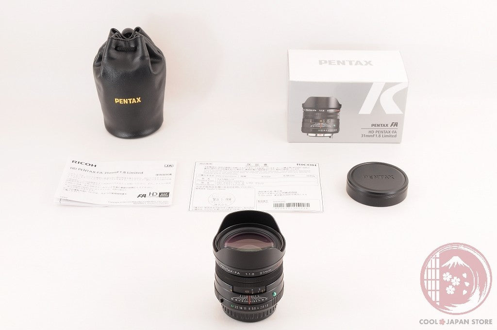 [TOP MINT in Box] Pentax HD FA 31mm f/1.8 limited from Japan Ls59