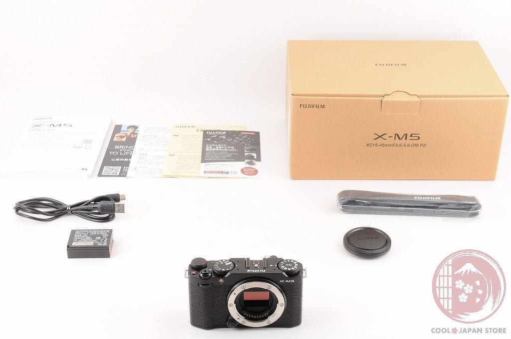 [ 381 shots TOP MINT in Box ] Fujifilm X-M5 black from Japan Cl70