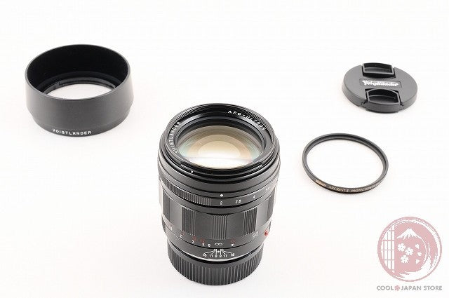 [TOP MINT w/ Hood Filter] Voigtlander APO ULTRON 90mm f/2 VM from Japan Lv57