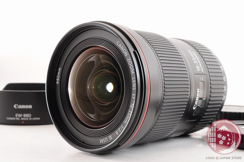 [MINT+ w/Hood Caps] Canon EF 16-35mm f/2.8 L f2.8L III from Japan Ly90