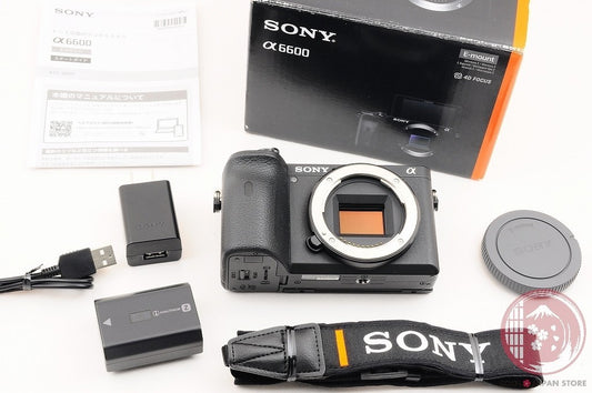 Unlock Languages [ 39778 shots TOP MINT in Box ] Sony A6600 ilce-6600 Japan Cl03