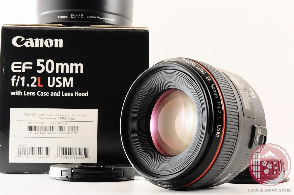 DDU[TOP MINT in Box] Canon EF 50mm f/1.2 L f1.2L USM from Japan Lt79