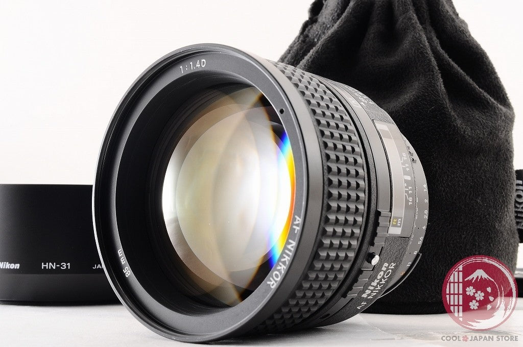 [MINT w/ Hood Pouch] Nikon AF Nikkor 85mm f/1.4 D (IF) Portrait Lens Japan Lv44