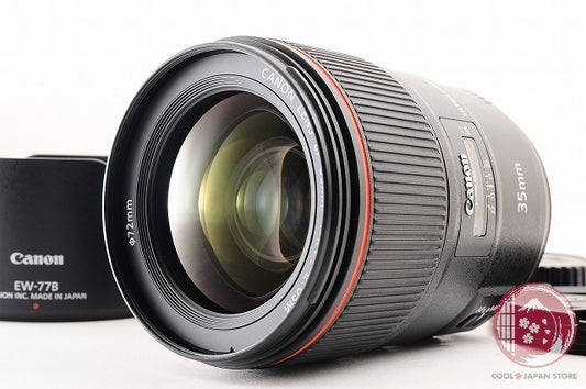 [TOP MINT w/ Hood Caps] Canon EF 35mm f/1.4 L USM II from Japan Lv87