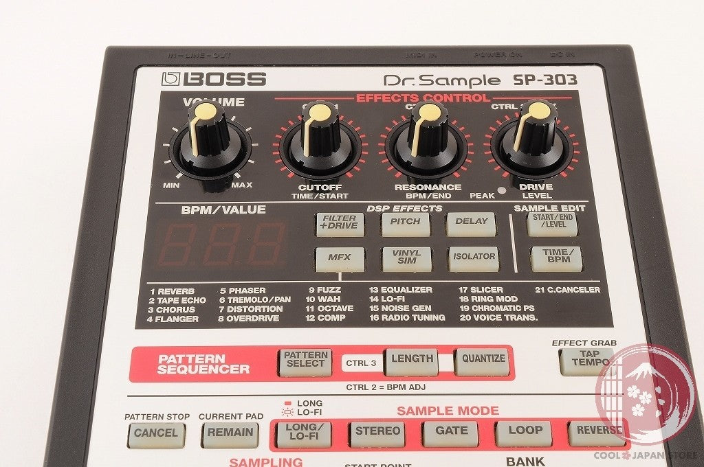 [MINT w/32MB in Box]BOSS SP-303 Dr.Sample drum machine Potentiometer Roland M166