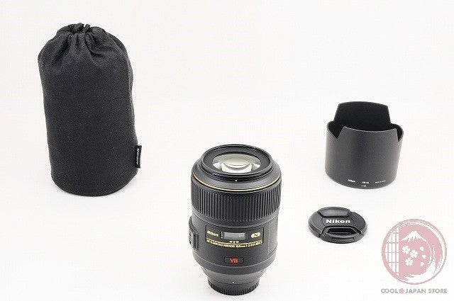 [MINT w/ Hood Pouch] Nikon AF-S Micro 105mm f/2.8 G IF ED VR Macro Japan Lv34