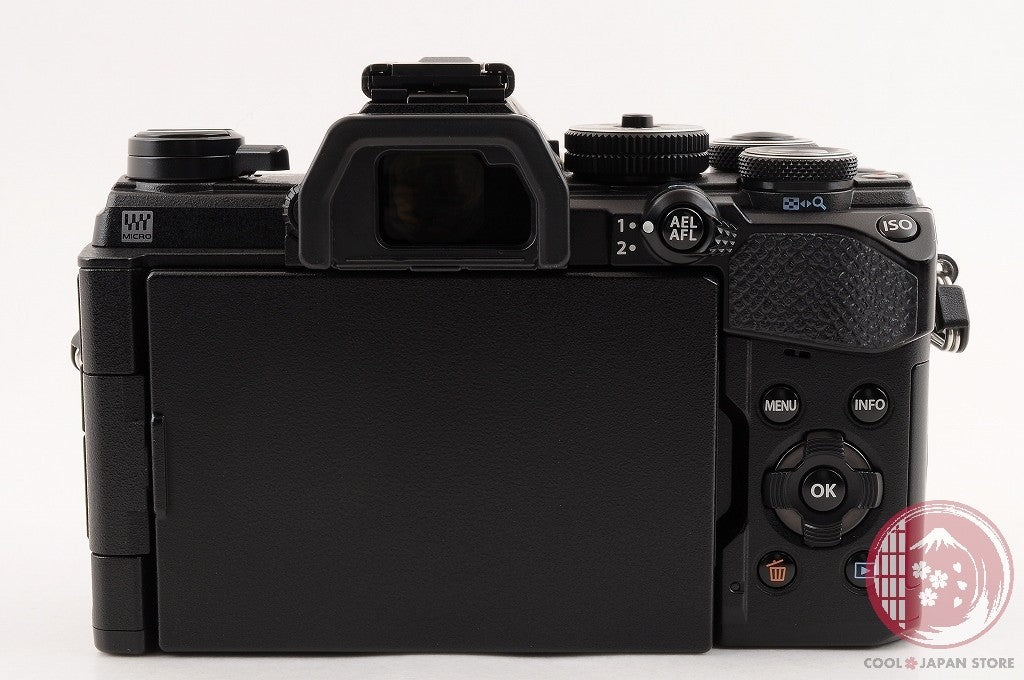 [ 3240 shots TOP MINT w/Camera Grip in Box ] Olympus OM-5 Black from Japan Cl81