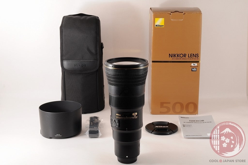 [TOP MINT in Box] Nikon AF-S 500mm f/5.6 E PF ED VR from Japan Ls21