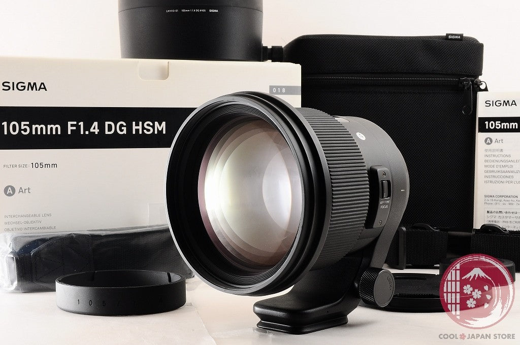 [MINT in Box] Sigma 105mm f/1.4 DG HSM Art NIKON from Japan Lv15