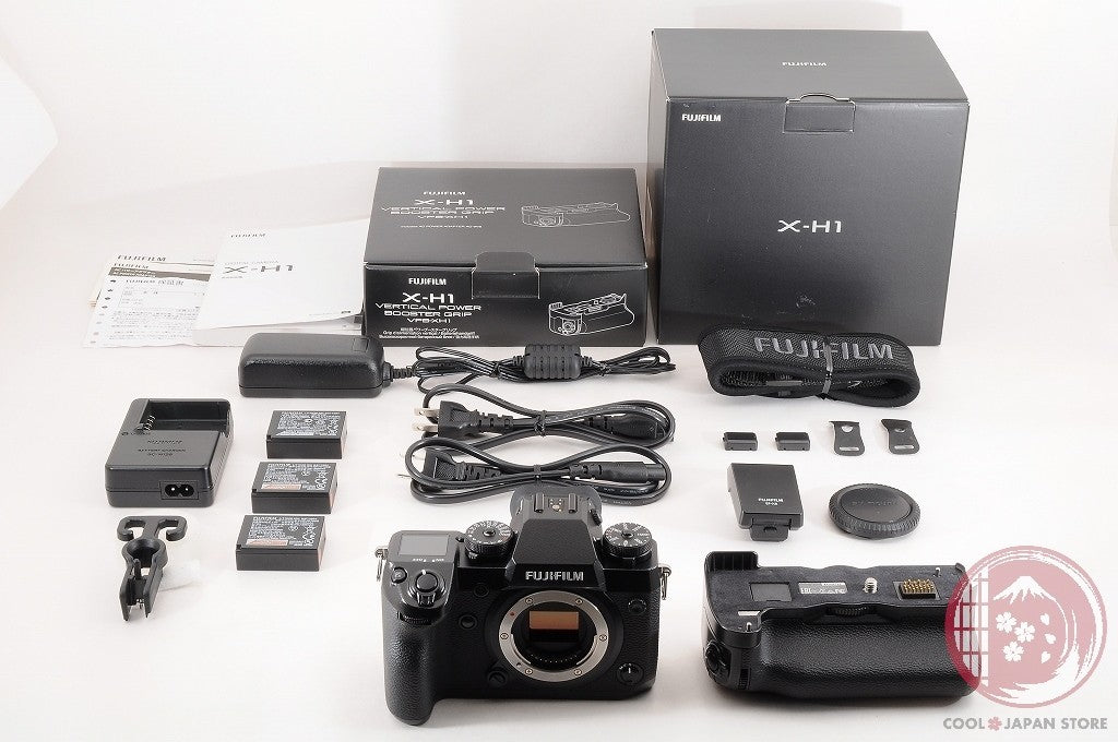 [ Low shots TOP MINT w/VPB-XH1 in Box] Fujifilm Fuji X-H1 24.3MP Mirrorless Ci79