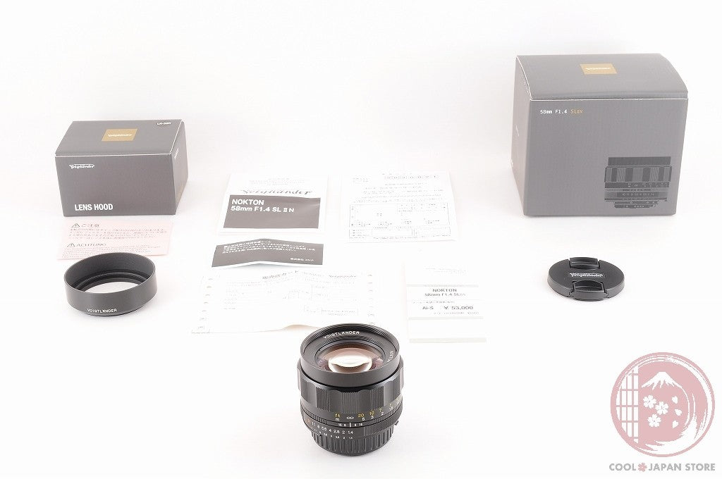 DDU[TOP MINT in Box] Voigtlander NOKTON 58mm f/1.4 SL II NIKON from Japan Lu22