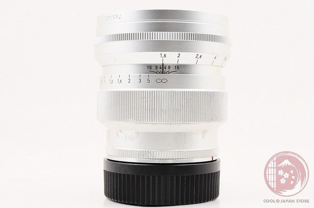 [MINT w/ Hood Caps] Voigtlander NOKTON 75mm f/1.5 VM Silver from Japan Lv69