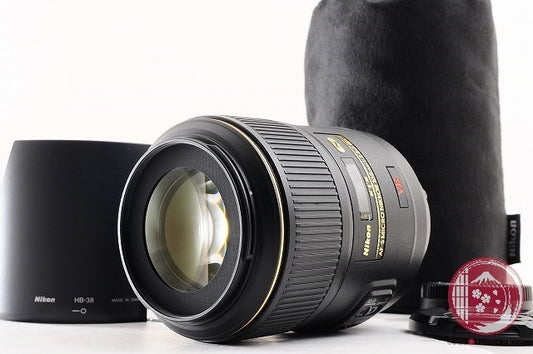 [MINT w/ Hood Pouch] Nikon AF-S Micro 105mm f/2.8 G IF ED VR Macro Japan Lv34