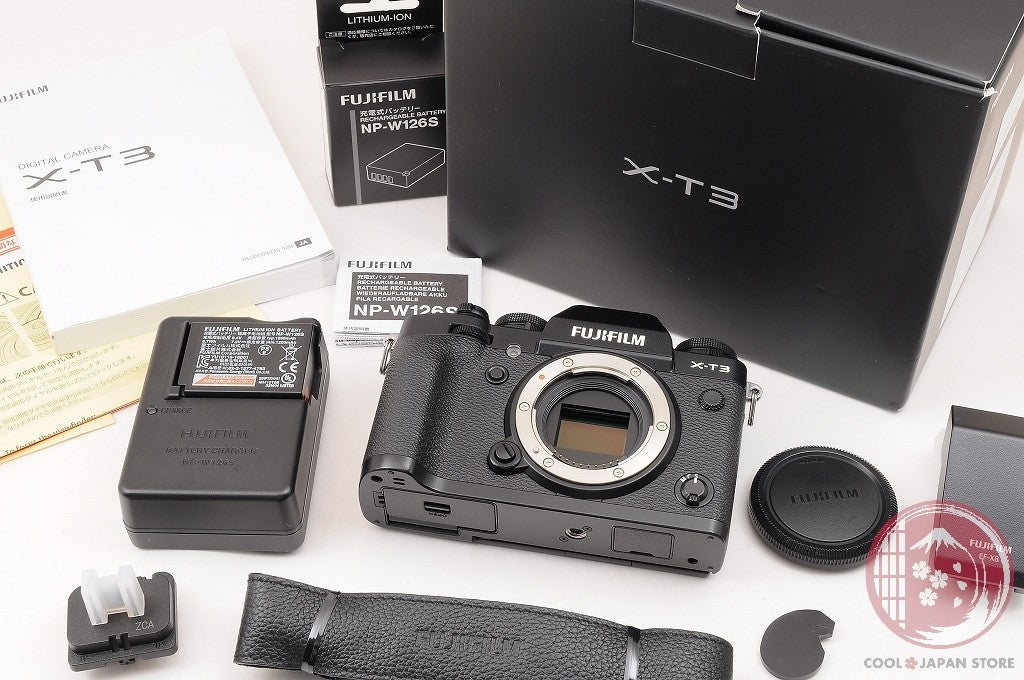 [ Low shots MINT+ in Box] Fujifilm Fuji X-T3 XT3 Black 26.1MP Mirrorless Cm03