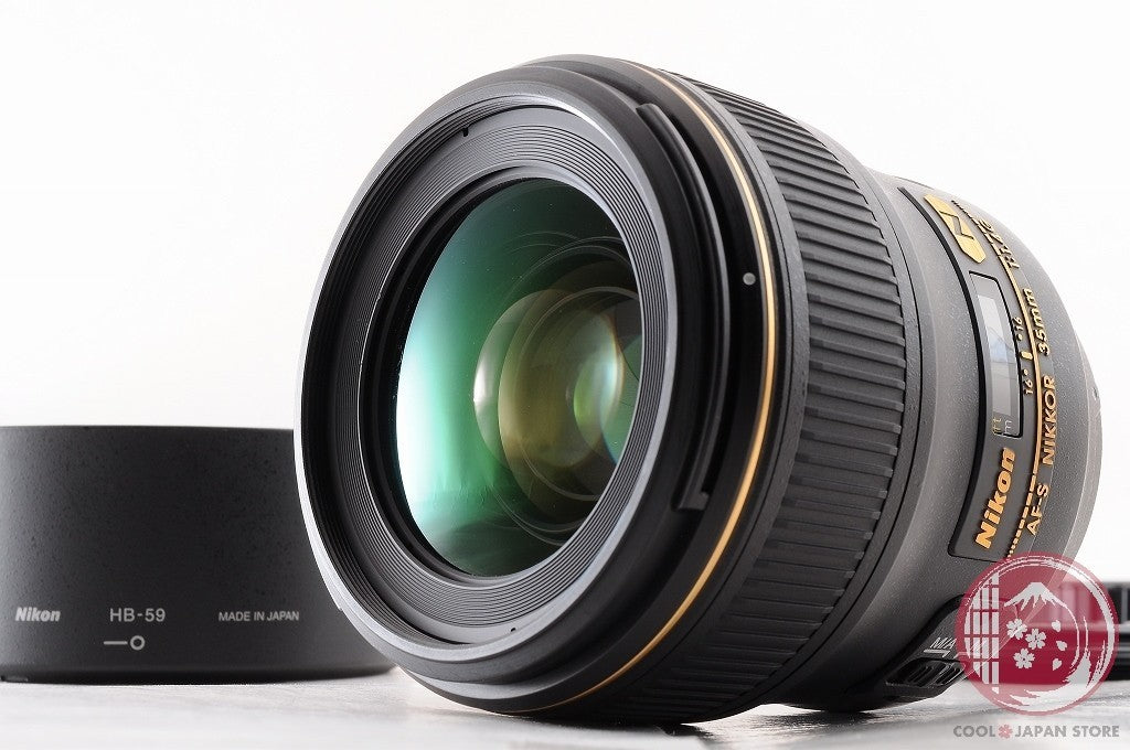 [MINT w/Hood Caps] Nikon AF-S 35mm f/1.4 G f1.4G SWM RF Nano Crystal Japan Lw79