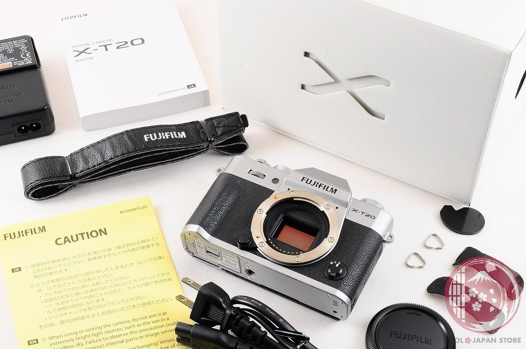 [ 477 shots MINT in Box ] Fuji X-T20 Silver 24.3MP Mirrorless from Japan Cl25