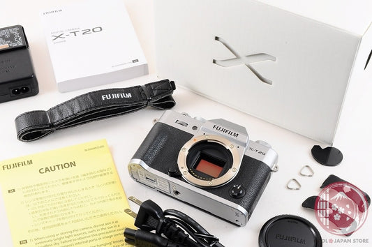 [ 477 shots MINT in Box ] Fuji X-T20 Silver 24.3MP Mirrorless from Japan Cl25