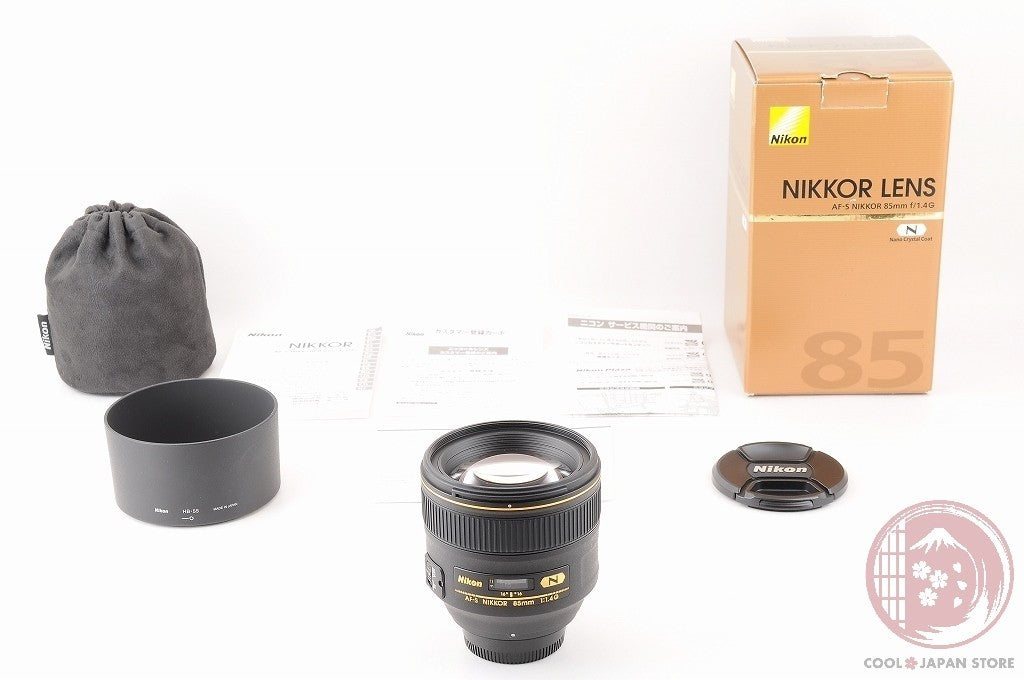 [TOP MINT in Box] Nikon AF-S Nikkor 85mm f/1.4 G f1.4G SWM Portrait Lens Lu88