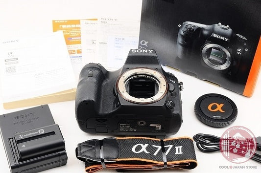 [ 4195 shots MINT+ in Box ] Sony Alpha a77 II ILCA-77M2 Body Black Japan Ck47