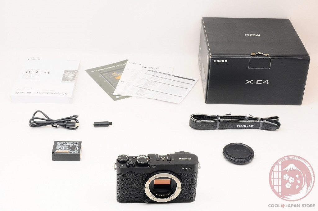 [ 20509 shots MINT in Box ] Fujifilm Fuji X-E4 Black 26.1MP Digital Camera Ci23