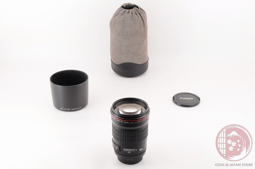 DDU [MINT+ w/ Hood Pouch] Canon EF 135mm f/2 L f2L USM Prime Lens Japan Lt39