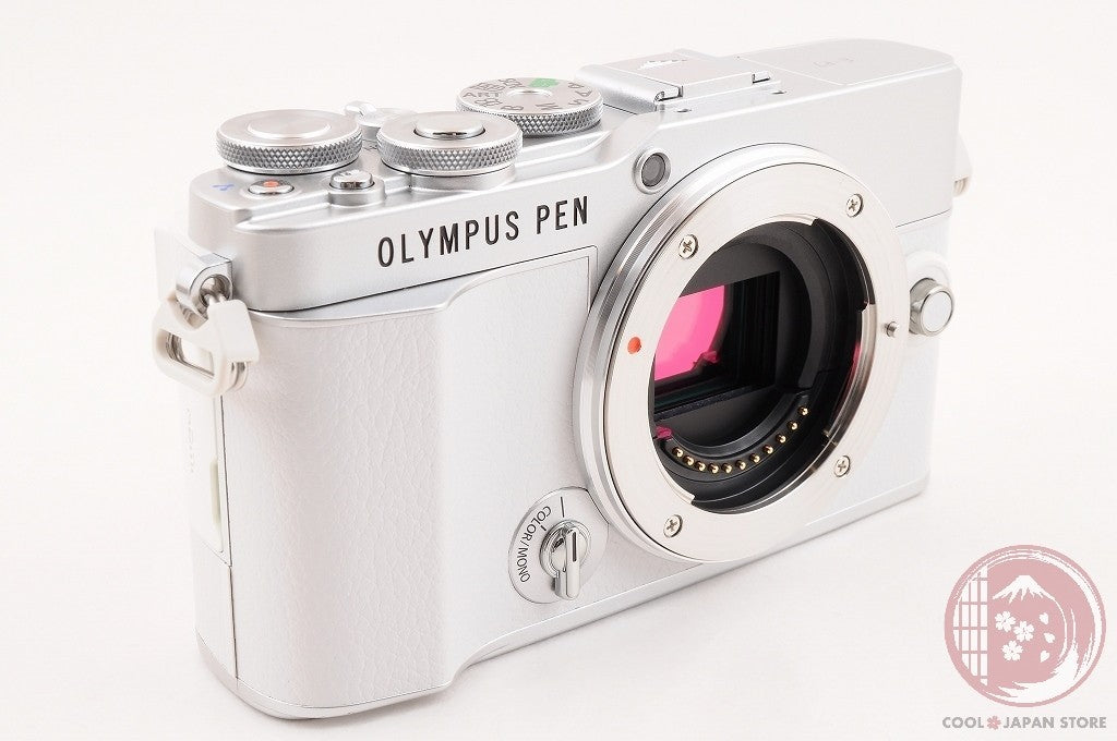 [ 380 shots TOP MINT in Box ] Olympus PEN E-P7 white from Japan Cl82