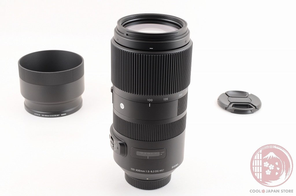 [MINT w/ Hood Caps] Sigma 100-400mm f/5-6.3 DG OS HSM Contemporary NIKON Ly43