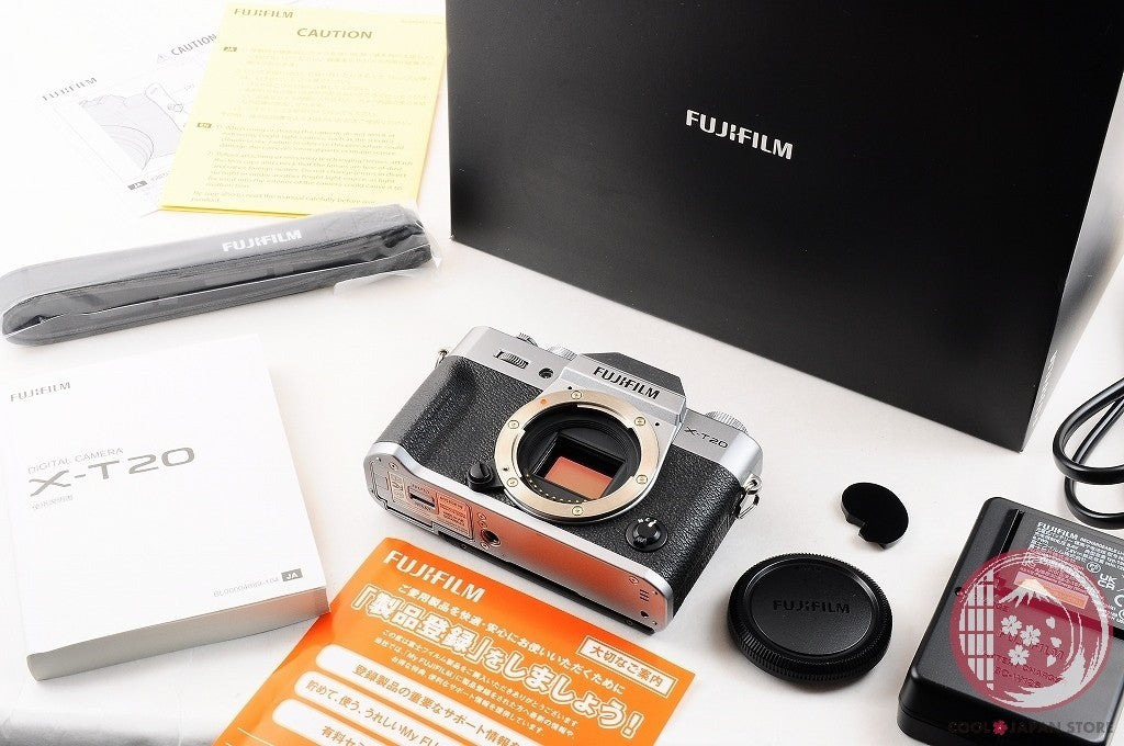 [ 4629 shots MINT+ in Box ] Fuji X-T20 Silver 24.3MP Mirrorless from Japan Cl26
