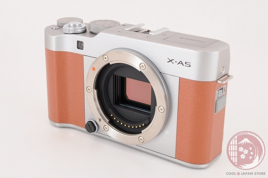 DDU [MINT+ w/Cable Manuals] Fujifilm Fuji X-A5 Brown 24.2MP Digital Camera Cj66
