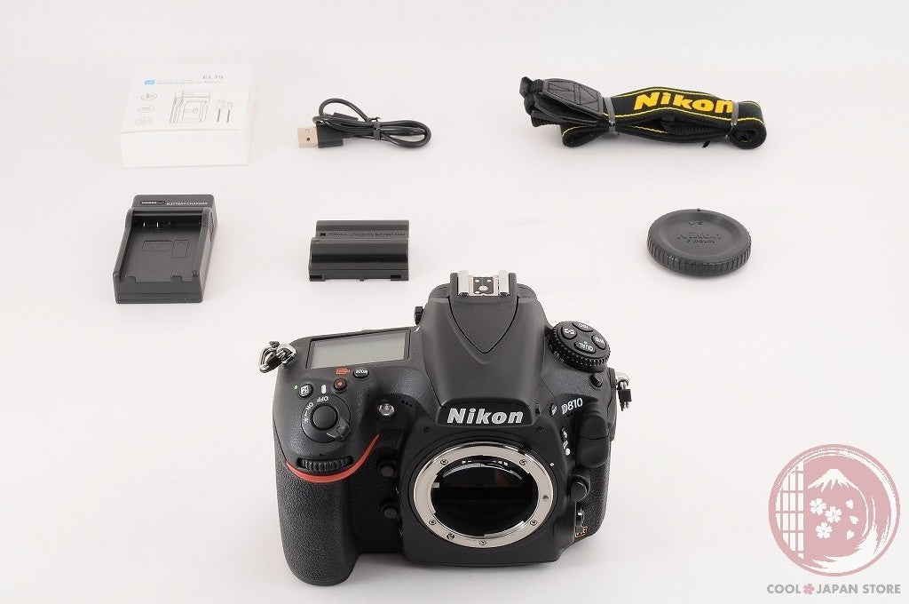 DDU[ 85 shots TOP MINT w/ Strap Charger ]Nikon D810 FX D-SLR Camera 36.3 MP Cj17