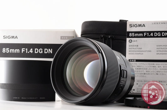 DDU[MINT+ in Box] Sigma 85mm f/1.4 DG DN Art SL/TL Japan Lu52