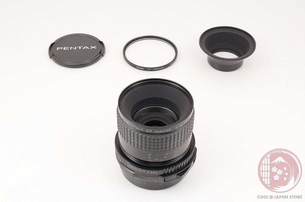 [MINT w/ Filter Caps] Pentax 67 100mm f/4 macro from Japan Lw87