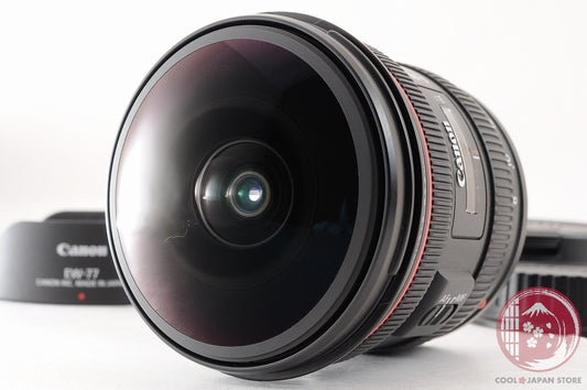 [MINT w/Hood Caps] Canon EF 8-15mm f/4 L Fisheye USM Ultra-Wide Lens Japan Lw99
