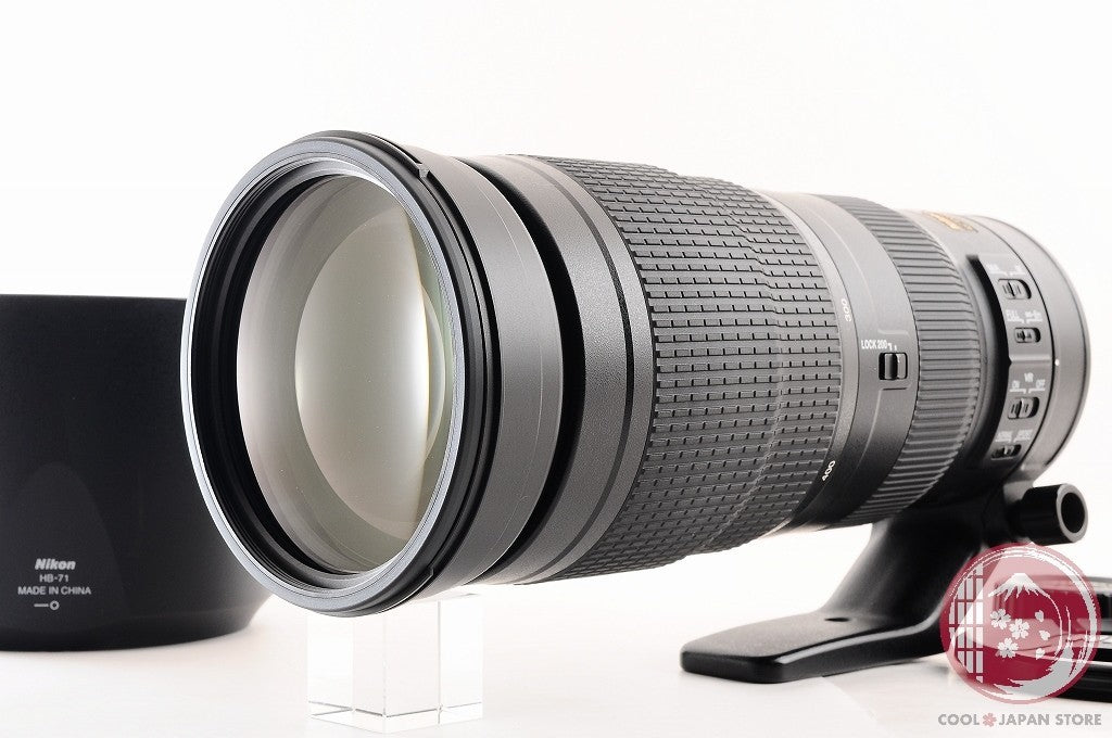 DDU [MINT+ w/Hood Tripod] Nikon AF-S 200-500mm f/5.6 E f5.6E ED VR Japan Lt70